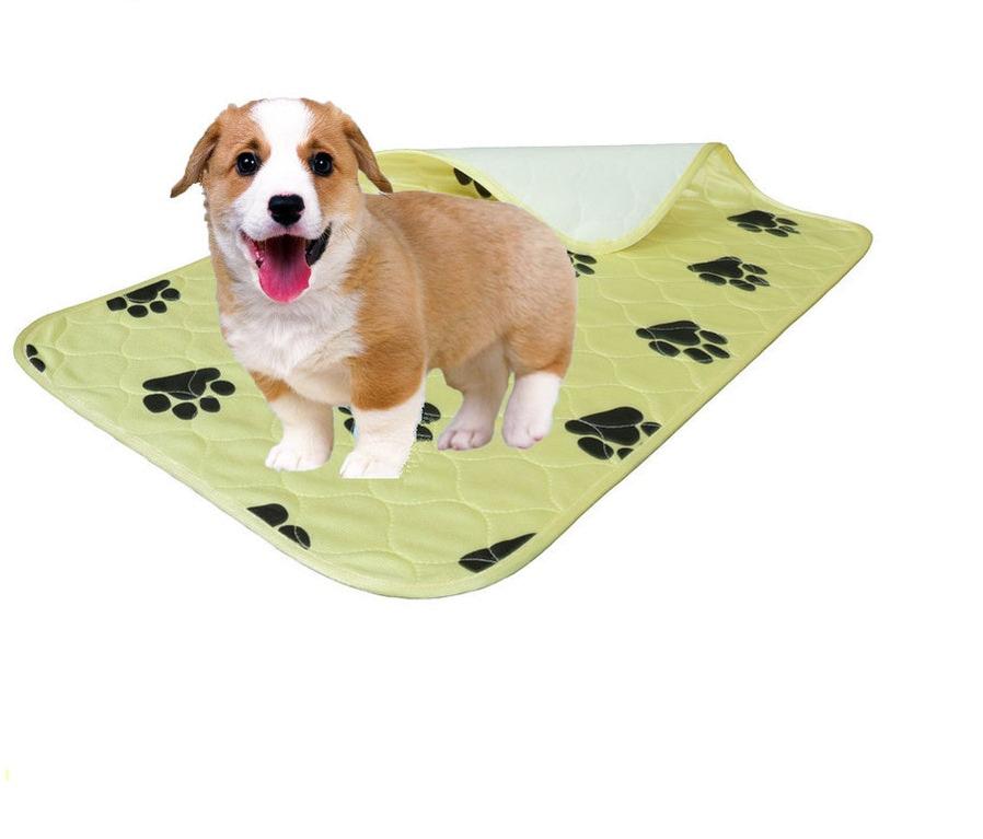 JMT-584778 Kennel Pad Dog Bed for Pets in Wine Red, Bright Yellow, and Light Brown