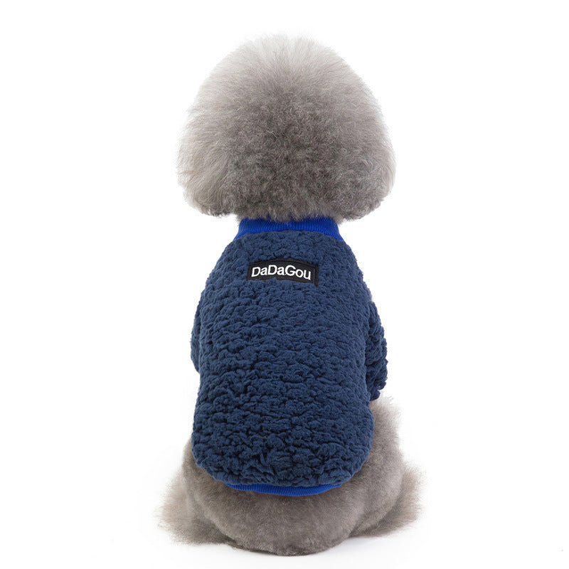 JMT-585226 Cozy Casual Fleece Outfit for Puppies - Warm Dog Clothes
