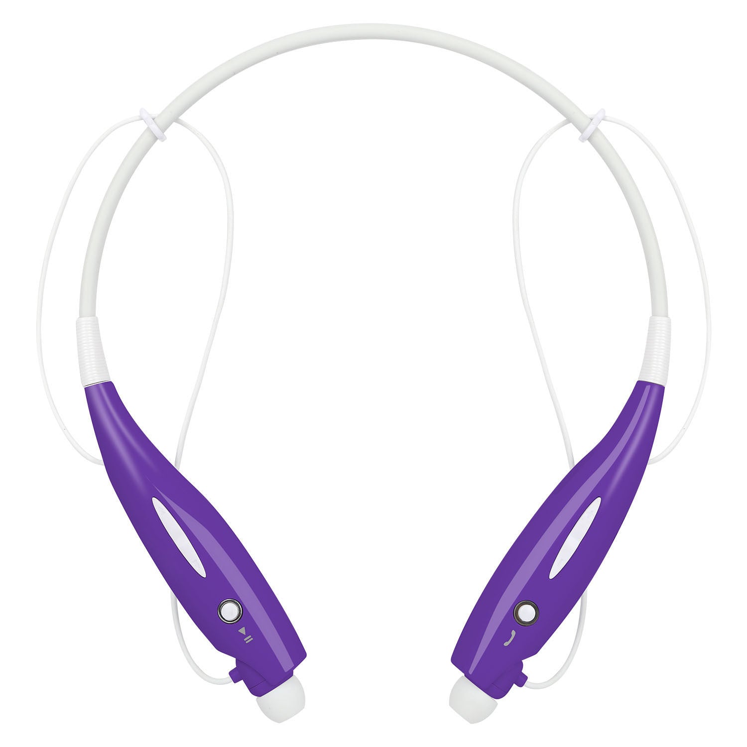JMT-585290 Wireless Stereo Neckband Headphones with Built-in Mic, IPX4 Waterproof Earbuds, and Long Battery Life