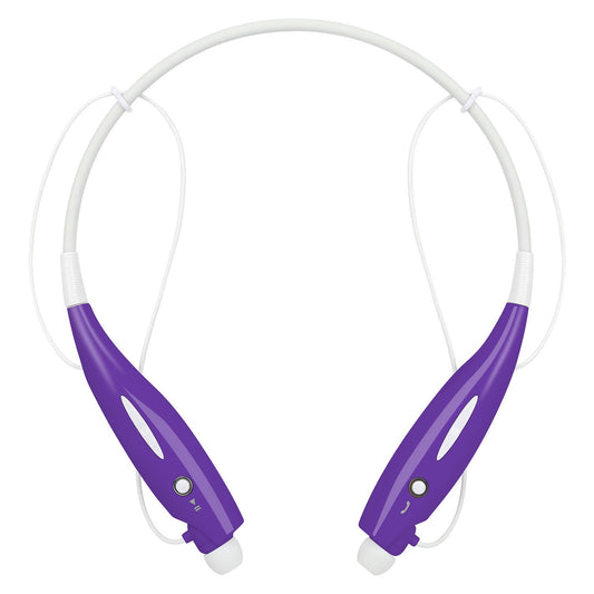 JMT-585290 Wireless Stereo Neckband Headphones with Built-in Mic, IPX4 Waterproof Earbuds, and Long Battery Life