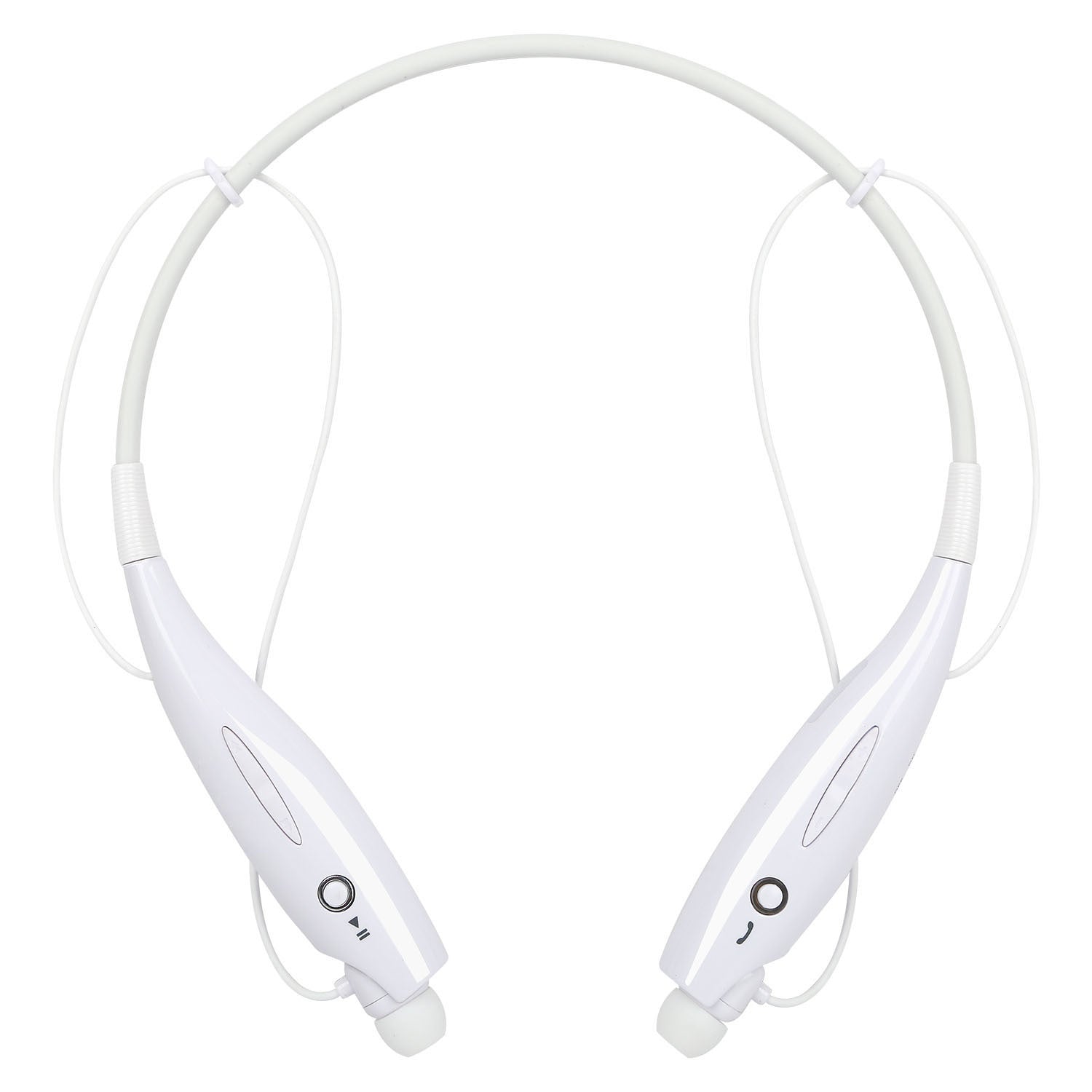 JMT-585290 Wireless Stereo Neckband Headphones with Built-in Mic, IPX4 Waterproof Earbuds, and Long Battery Life
