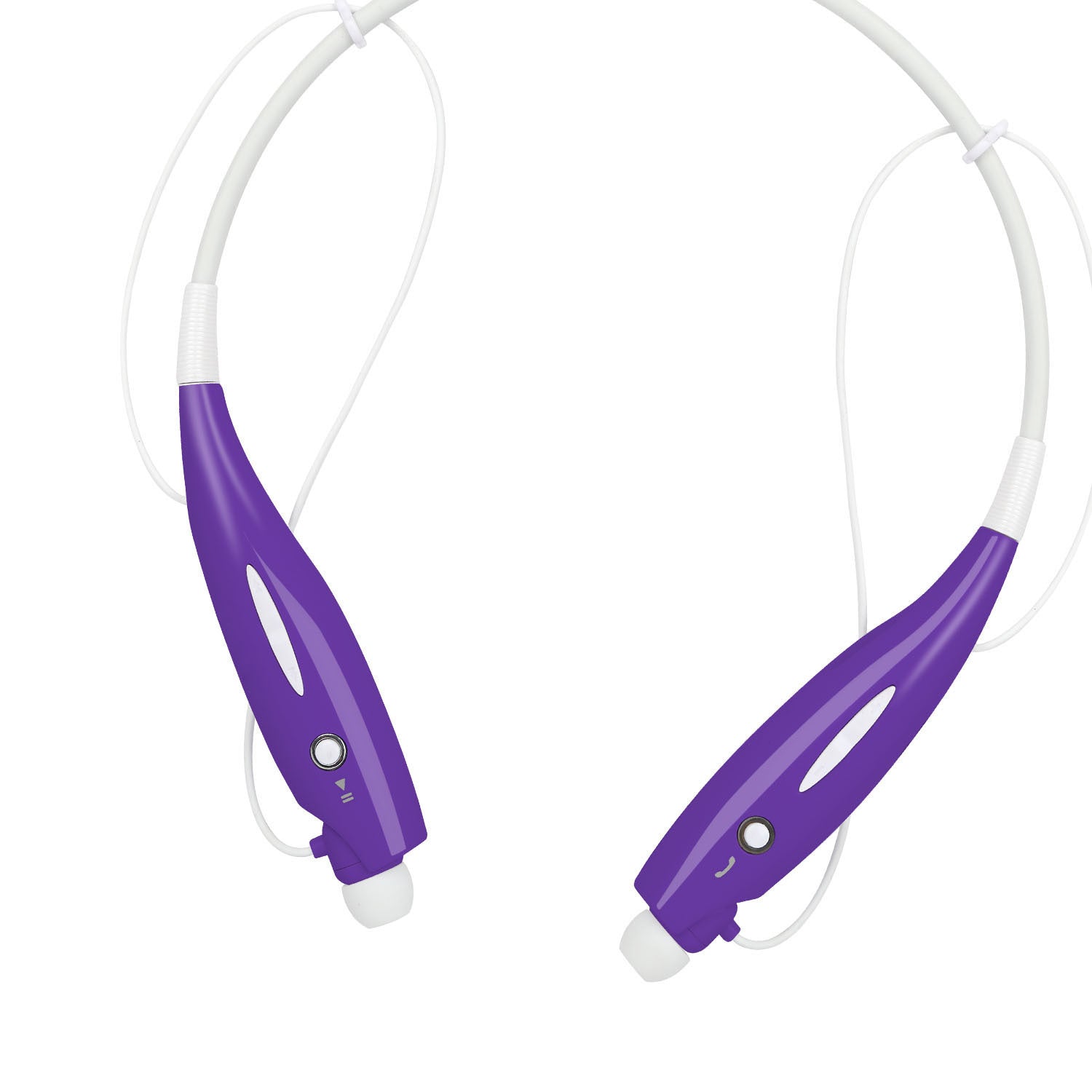 JMT-585290 Wireless Stereo Neckband Headphones with Built-in Mic, IPX4 Waterproof Earbuds, and Long Battery Life