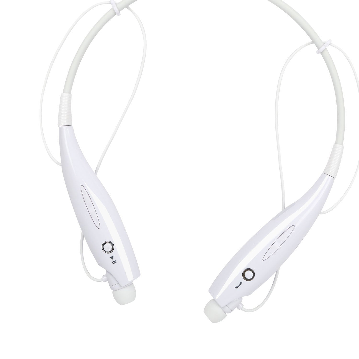 JMT-585290 Wireless Stereo Neckband Headphones with Built-in Mic, IPX4 Waterproof Earbuds, and Long Battery Life