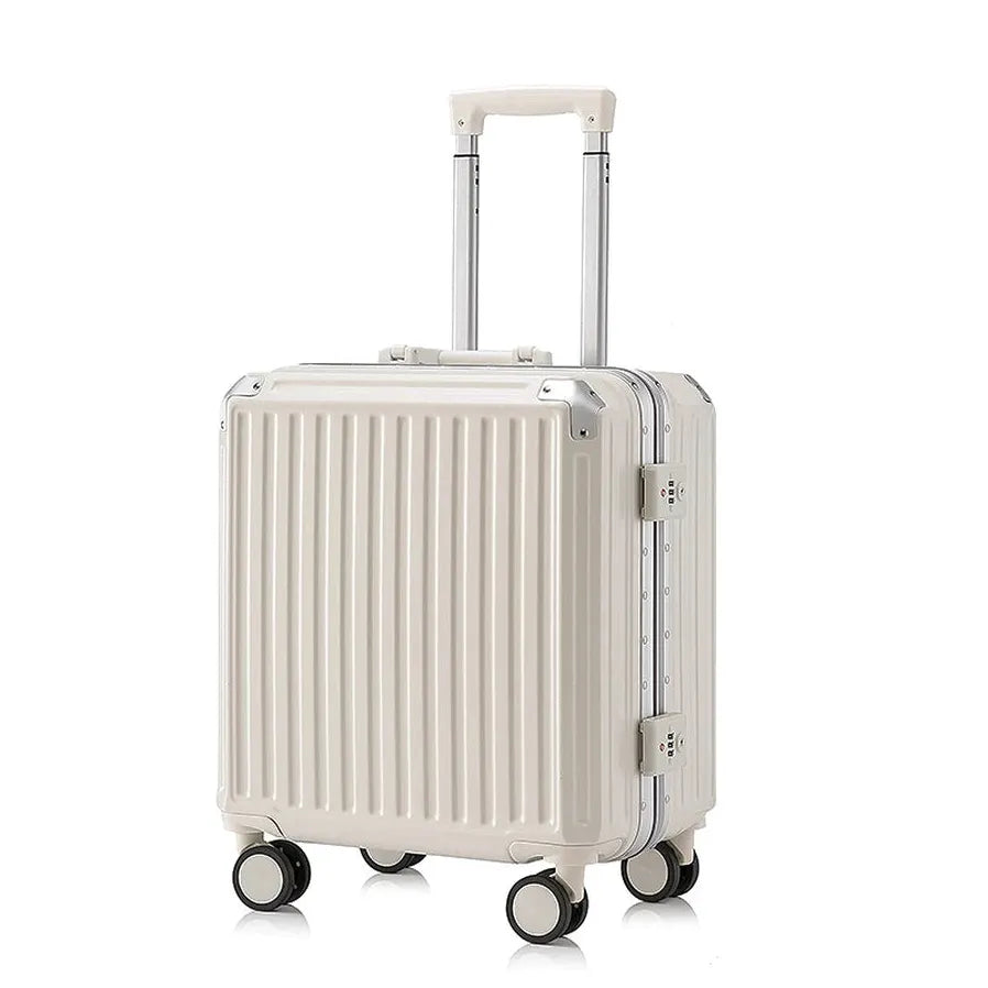 JMT-585354 18-Inch Cabin Trolley with Cup Holder - Ideal for Travel and Computer Use