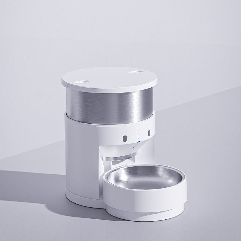 JMT-585482 Automatic Stainless Steel Pet Feeder for Convenient Feeding