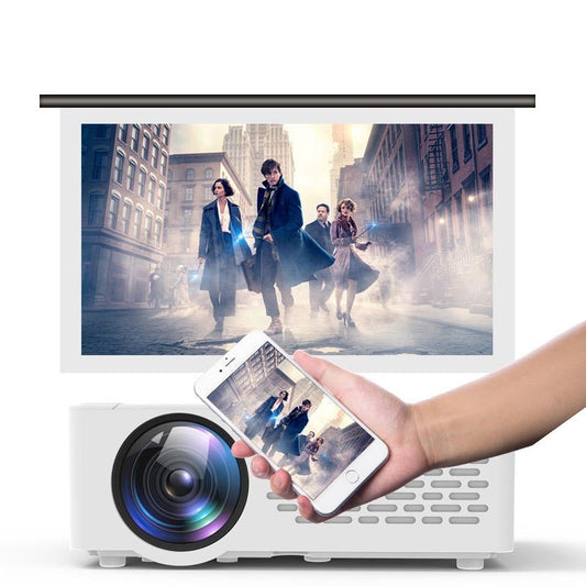 JMT-585482 Mini Portable Smartphone Projector with 1920x1080dpi Picture Quality and WiFi Connectivity