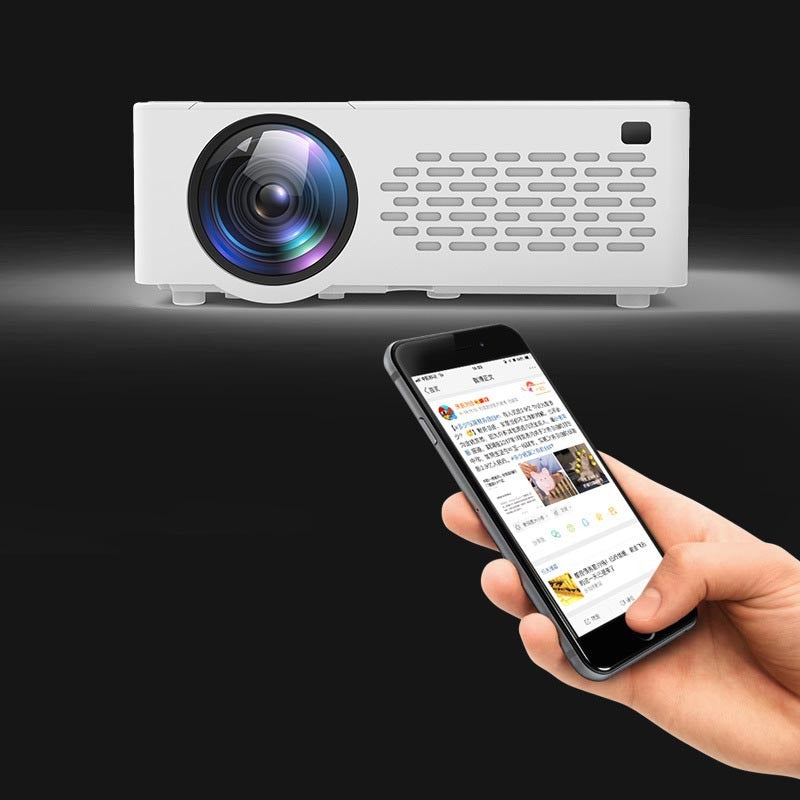 JMT-585482 Mini Portable Smartphone Projector with 1920x1080dpi Picture Quality and WiFi Connectivity