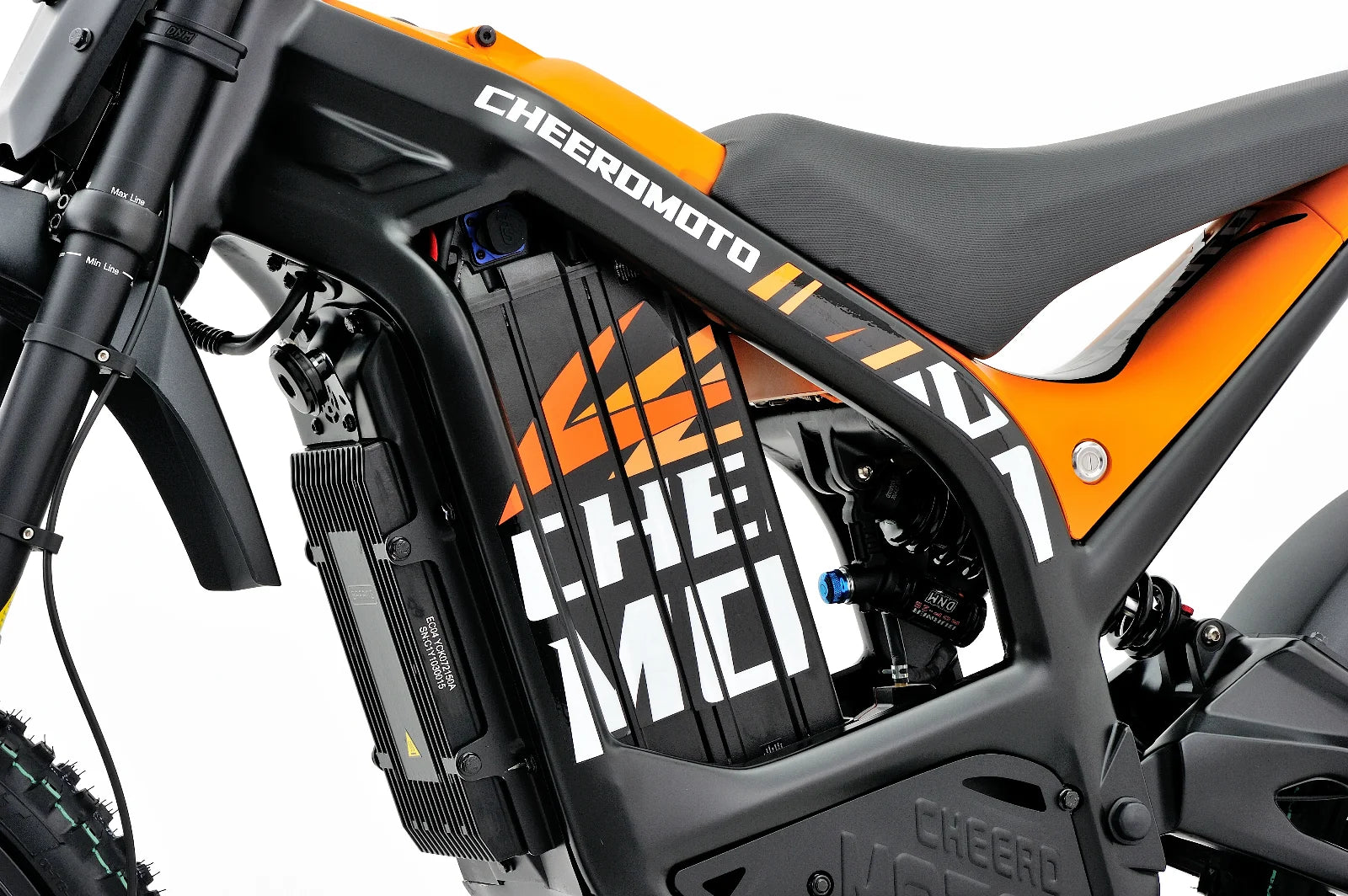 JMT-586378 72V Electric Off-Road Dirt Bike for Adventurous Riders , Top Speed 27.9 mph