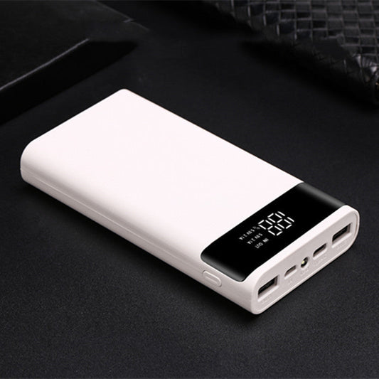 JMT-586634 18650 Lithium Battery Charging Box with LCD Display, 20000mAh Capacity, Multiple USB Ports, Lightweight and Portable for Outdoor Use