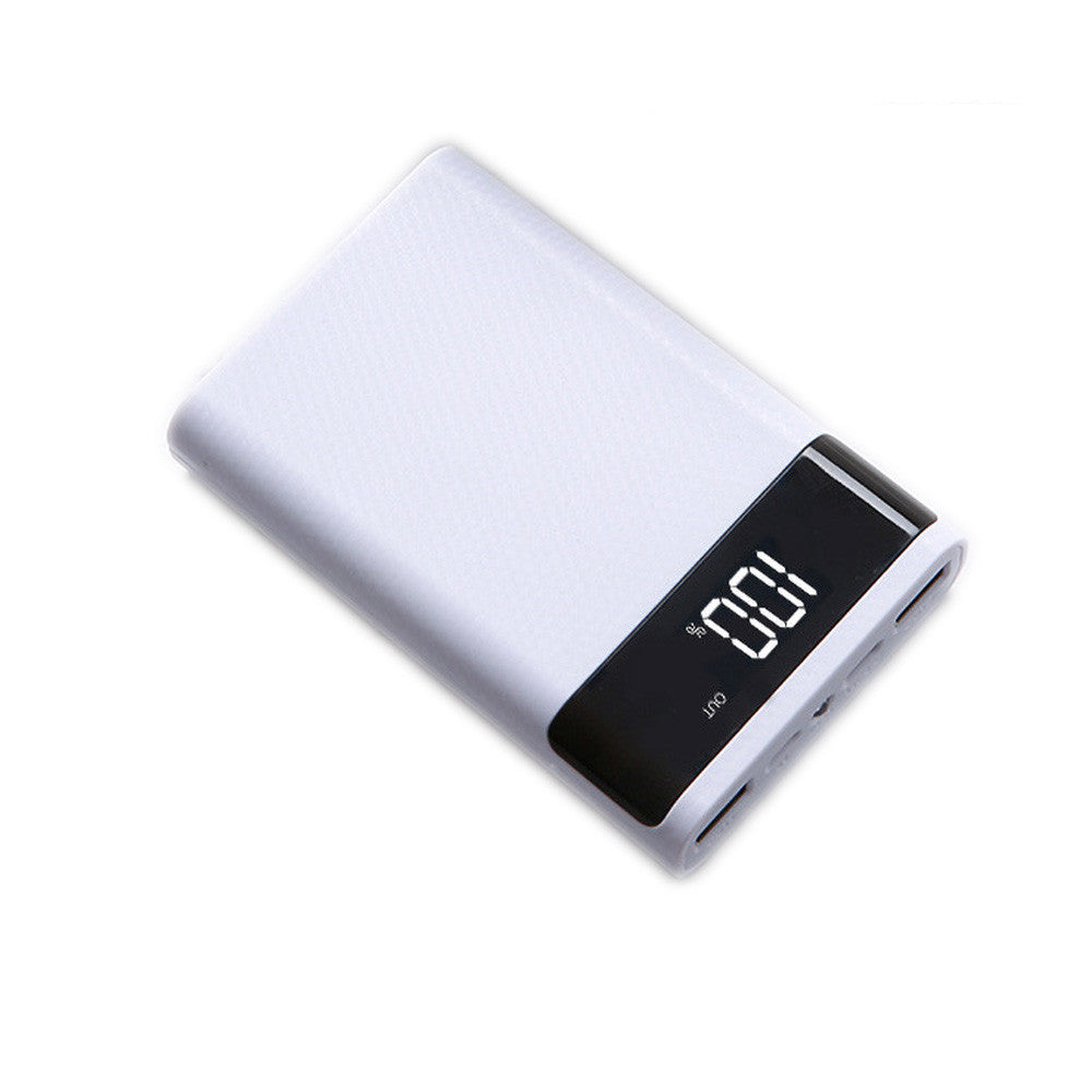 JMT-586634 18650 Lithium Battery Charging Box with LCD Display, 20000mAh Capacity, Multiple USB Ports, Lightweight and Portable for Outdoor Use