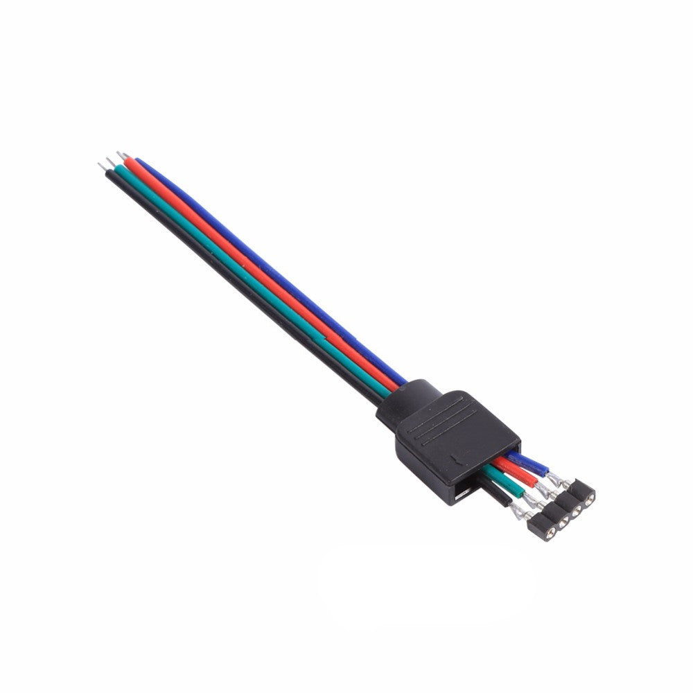 JMT-586634 RGB Light Bar Connector Cable - 15cm 4P Male to Female Power Connection Wire