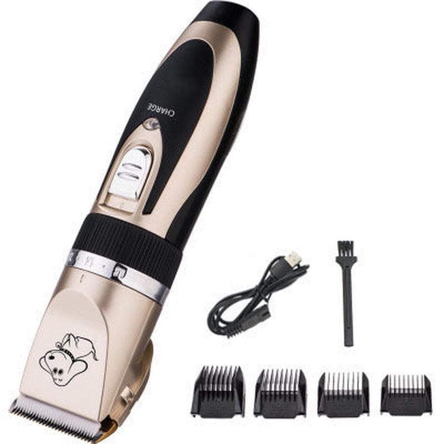 JMT-586698 Titanium Ceramic Blade Pet Clippers with 100CM Charger Cord, 5-Hour Charge, 45-60 Minutes Runtime