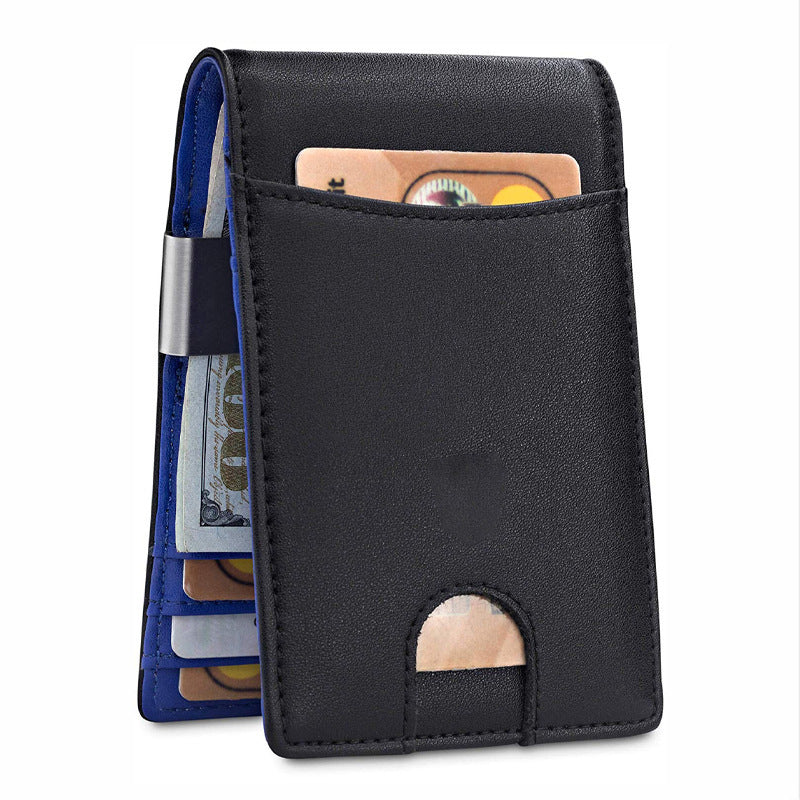 JMT-587146 Genuine Leather RFID Anti-Theft Card Holder for Men and Women - Multiple Colors Available