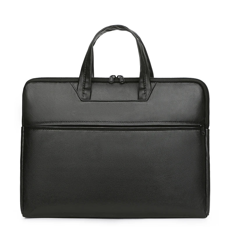 JMT-587338 Large Capacity Shockproof Crossbody Briefcase for Laptops and Business Essentials