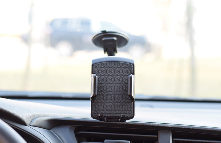 JMT-587466 Universal Suction Cup Phone Holder with Extended Hose and Double Clamp for Vehicles