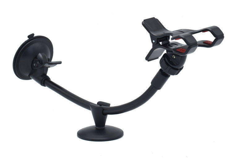 JMT-587466 Universal Suction Cup Phone Holder with Extended Hose and Double Clamp for Vehicles