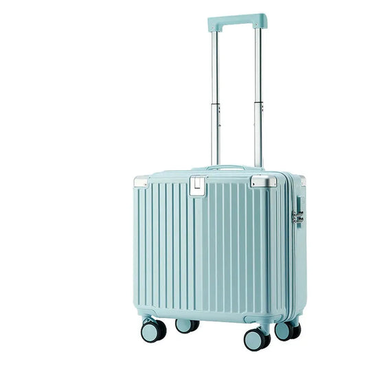 JMT-587658 Compact Motorized Travel Suitcase Set - Stylish 18-Inch Trolley for Easy Journeys