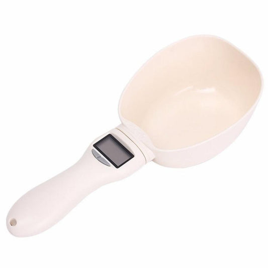 JMT-587786 Electronic Weighing Spoon for Pet Food - Accurate Measurement Tool for Cats and Dogs, ABS Material, 250ml Capacity