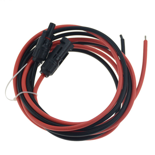 JMT-587786 Single Core MC4 Connector Solar Extension Cable - Tinned Copper Wire, Low-Smoke Halogen-Free Insulation, 2.5-6mm Diameter
