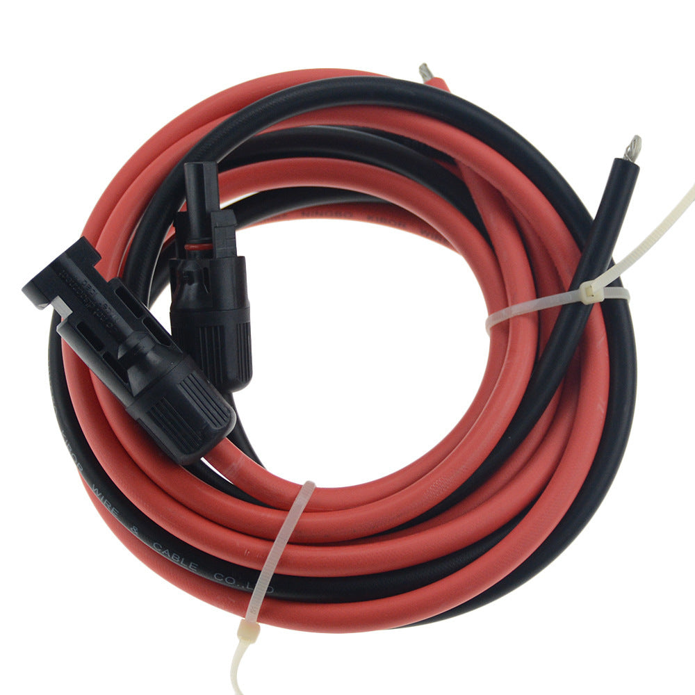 JMT-587786 Single Core MC4 Connector Solar Extension Cable - Tinned Copper Wire, Low-Smoke Halogen-Free Insulation, 2.5-6mm Diameter