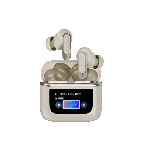 JMT-587786 Wireless Sports Headset with ANC, Long Battery Life, LED Display, Waterproof, Compatible with Android & Apple
