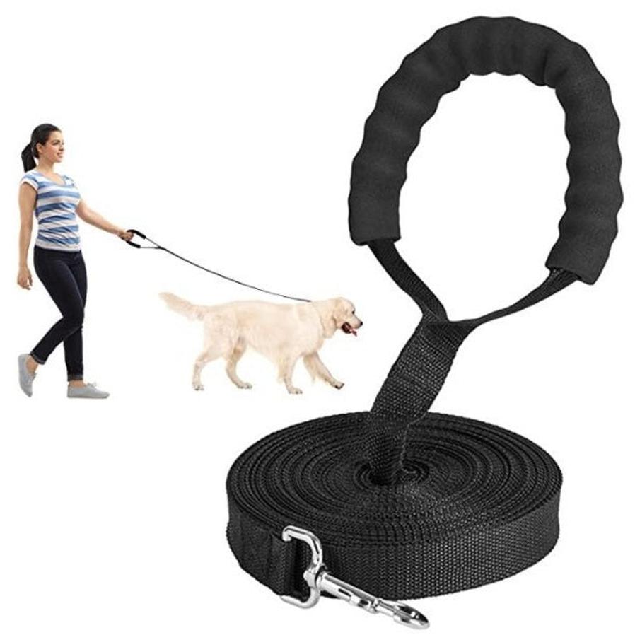 JMT-588106 Lengthened Black Pet Tracking Belt Dog Leash with Traction Rope