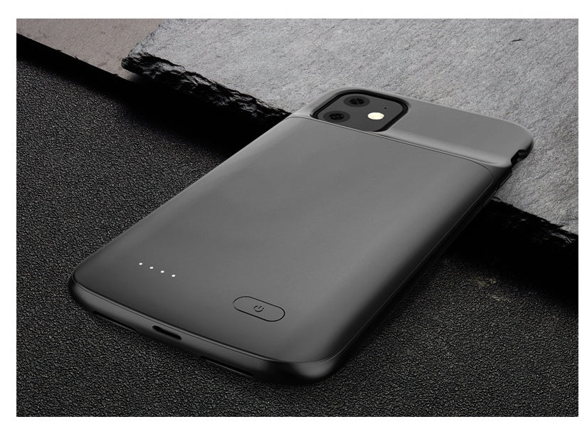 JMT-588106 iPhone 11 Compatible 5000mAh Back Clip Battery Charger - ABS + TPU Construction