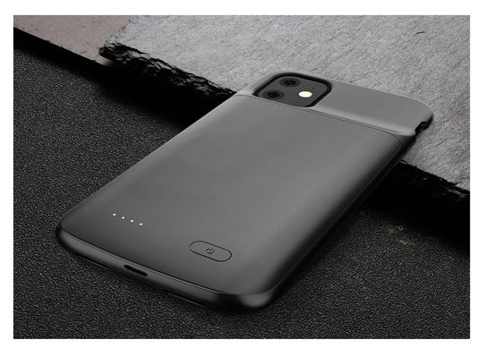 JMT-588106 iPhone 11 Compatible 5000mAh Back Clip Battery Charger - ABS + TPU Construction