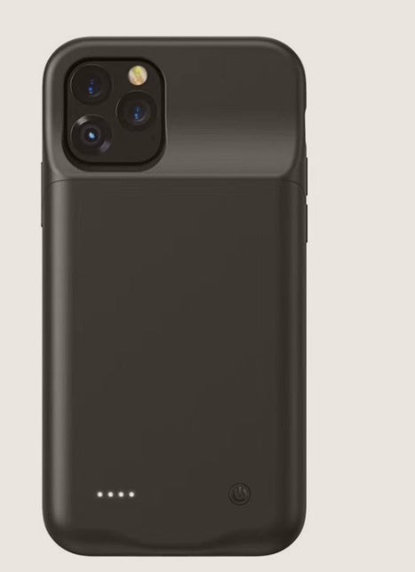 JMT-588106 iPhone 11 Compatible 5000mAh Back Clip Battery Charger - ABS + TPU Construction