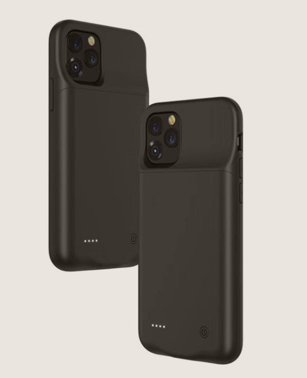 JMT-588106 iPhone 11 Compatible 5000mAh Back Clip Battery Charger - ABS + TPU Construction