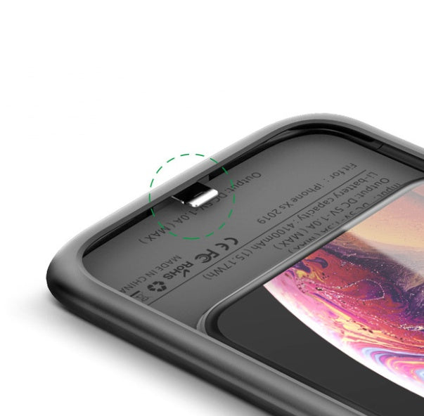 JMT-588106 iPhone 11 Compatible 5000mAh Back Clip Battery Charger - ABS + TPU Construction