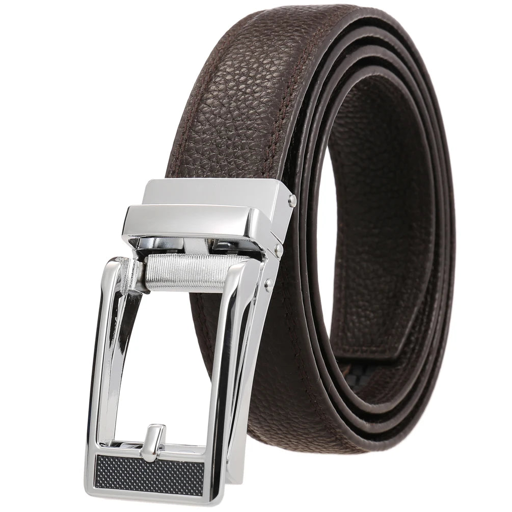 JMT-588362 Custom Adjustable Leather Belts with Designer Buckles for Men