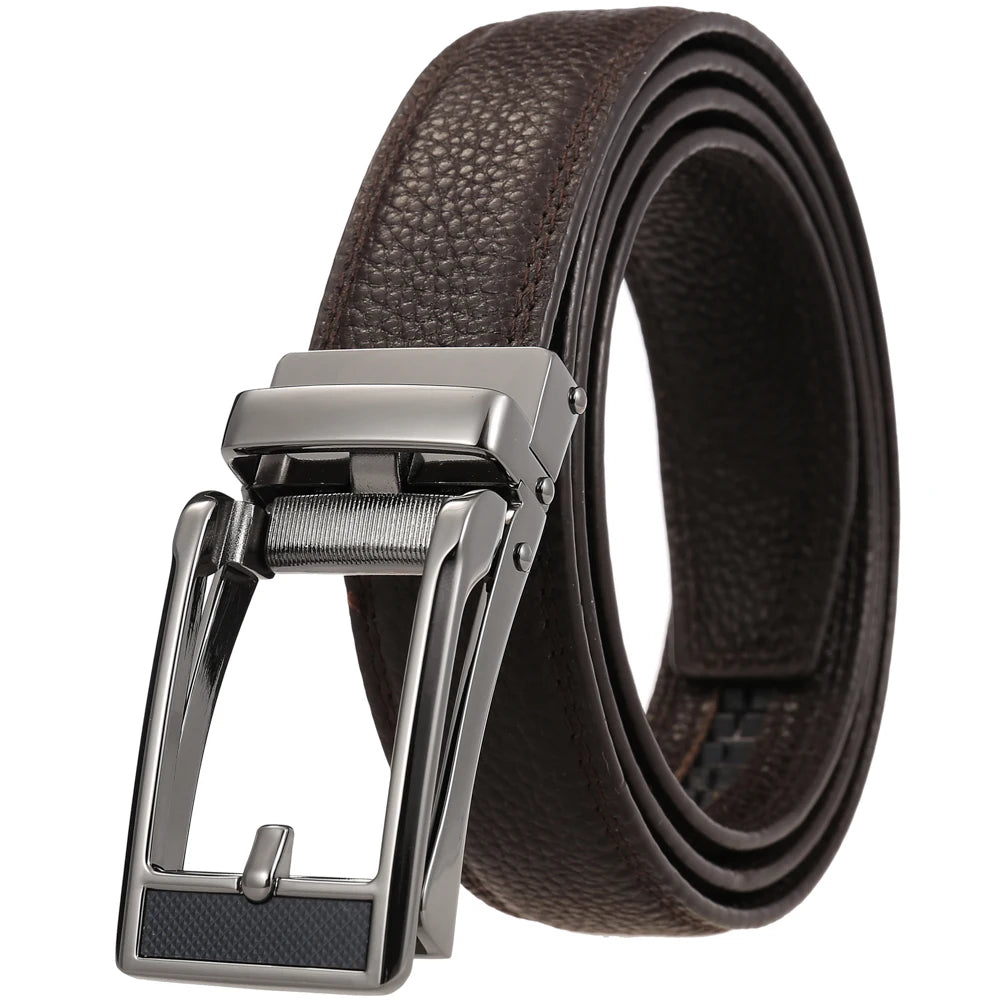 JMT-588362 Custom Adjustable Leather Belts with Designer Buckles for Men