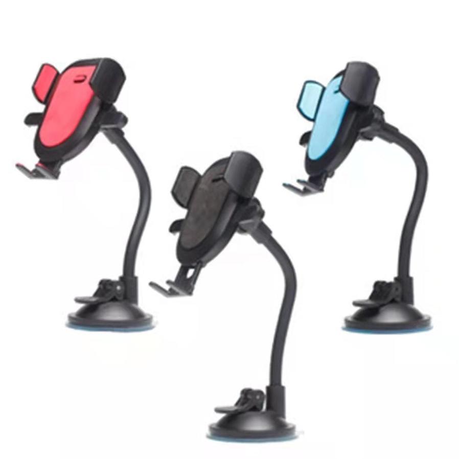 JMT-588618 Flexible Aluminum Core Mobile Phone Holder with Rubber Coating for Dashboard and Glass Use