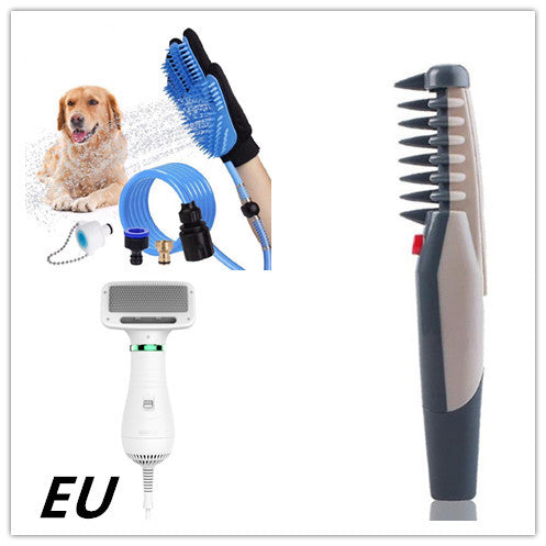 JMT-589002 Pet Hair Dryer and Styling Brush for Dogs and Cats, 2 Air Volume Settings, Gentle Warm and Strong Hot Wind, 2m Power Cord