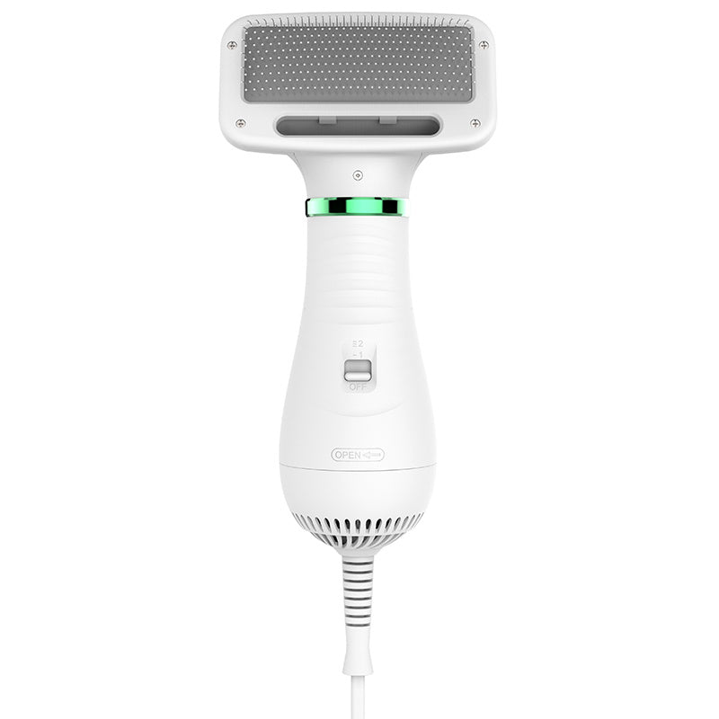 JMT-589002 Pet Hair Dryer and Styling Brush for Dogs and Cats, 2 Air Volume Settings, Gentle Warm and Strong Hot Wind, 2m Power Cord