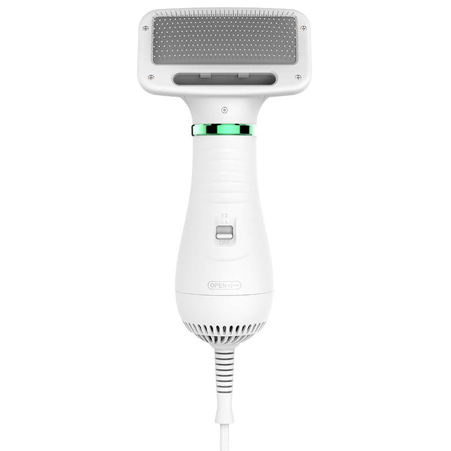 JMT-589002 Pet Hair Dryer and Styling Brush for Dogs and Cats, 2 Air Volume Settings, Gentle Warm and Strong Hot Wind, 2m Power Cord