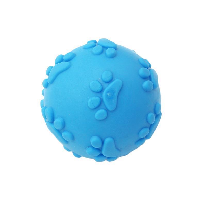 JMT-589066 Durable Soundtrack Ball Pet Toy - Bite-Resistant TPR, 6cm Diameter