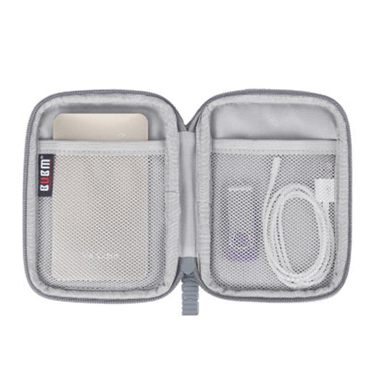 JMT-589258 Portable Digital Data Cable and Hard Disk Storage Bag - Simple Handbag Design for Travel and Desktop Use