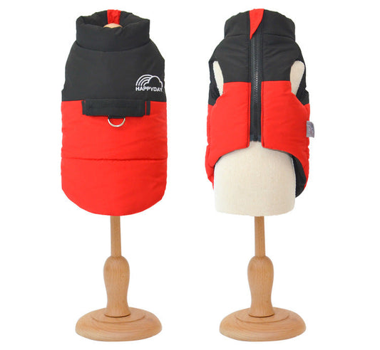 JMT-589386 Autumn & Winter Lightweight Cotton Dog Vest Coat for Small Pets in Four Colors