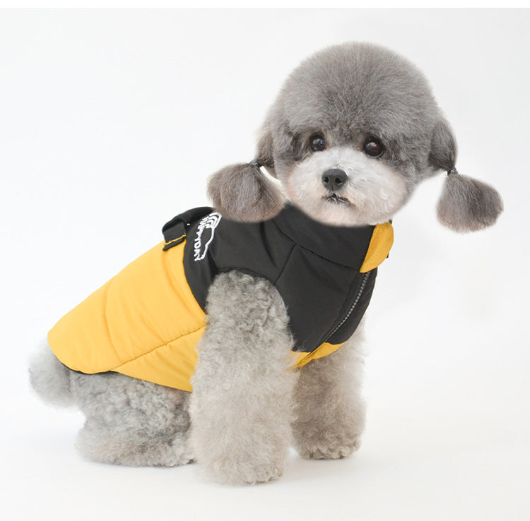 JMT-589386 Autumn & Winter Lightweight Cotton Dog Vest Coat for Small Pets in Four Colors