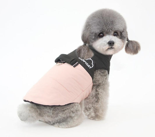 JMT-589386 Autumn & Winter Lightweight Cotton Dog Vest Coat for Small Pets in Four Colors