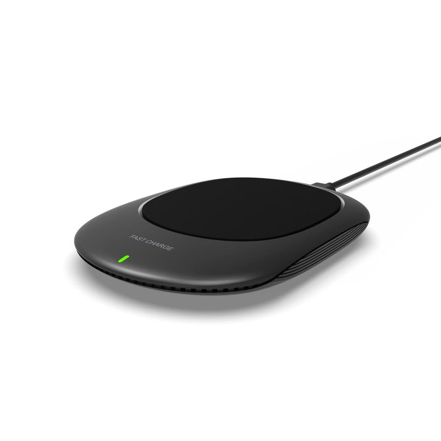 JMT-589450 15W Fast Wireless Charger with Type-C Interface - Compatible with 9V Input, Available in Black and White