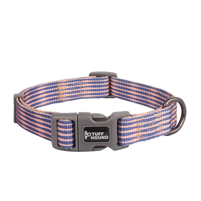 JMT-589578 Nylon Dog Traction Collar with Letter Pattern, Casual Style, Suitable for All Seasons