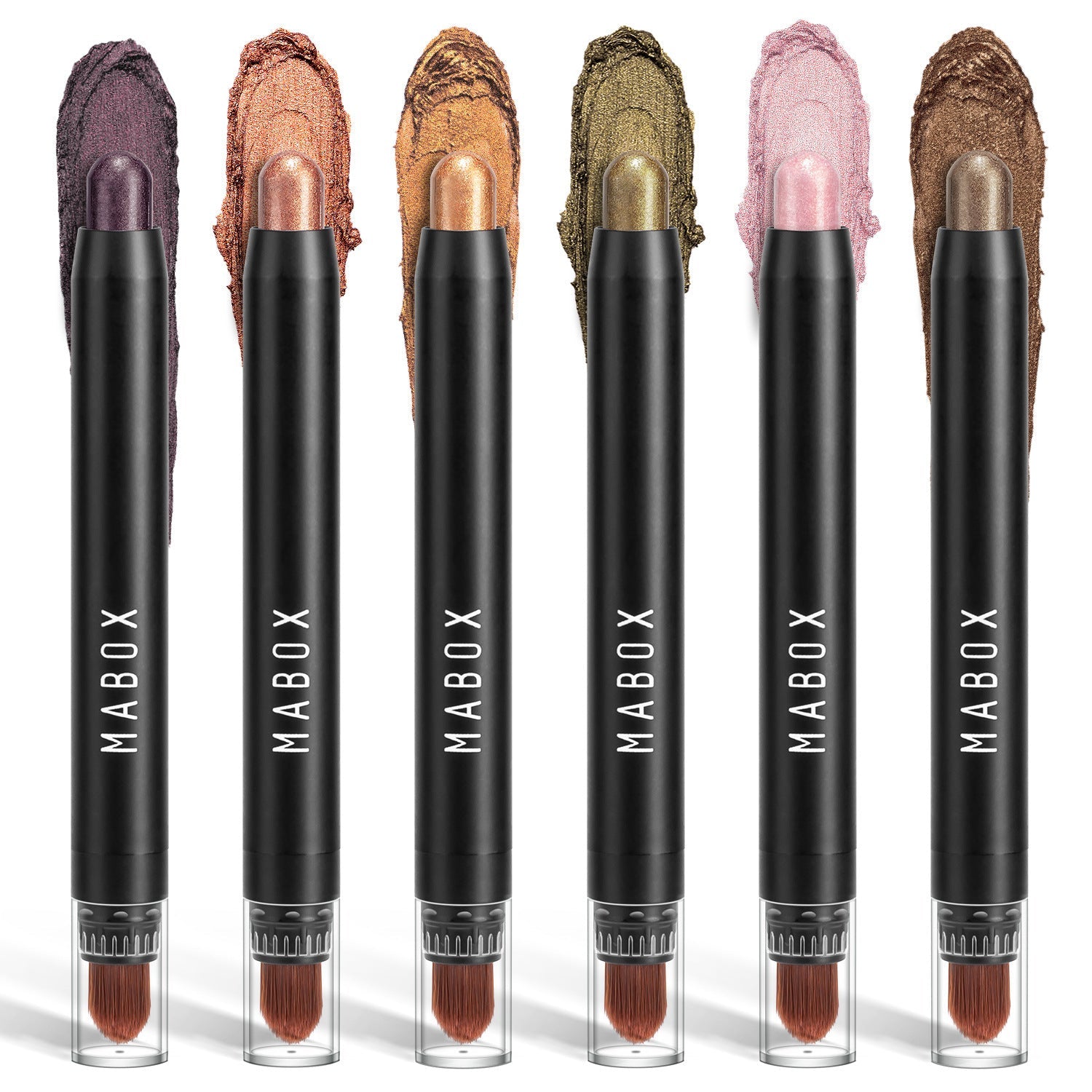 JMT-590346 Waterproof Eye Shadow Stick - Pearlescent and Earth Tone Color Options