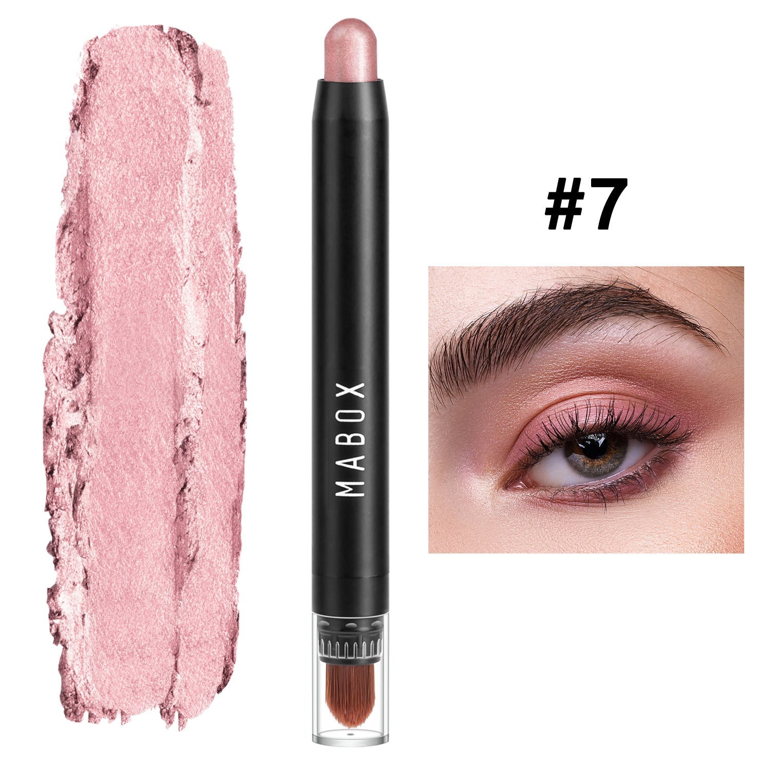 JMT-590346 Waterproof Eye Shadow Stick - Pearlescent and Earth Tone Color Options