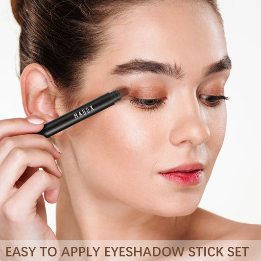 JMT-590346 Waterproof Eye Shadow Stick - Pearlescent and Earth Tone Color Options