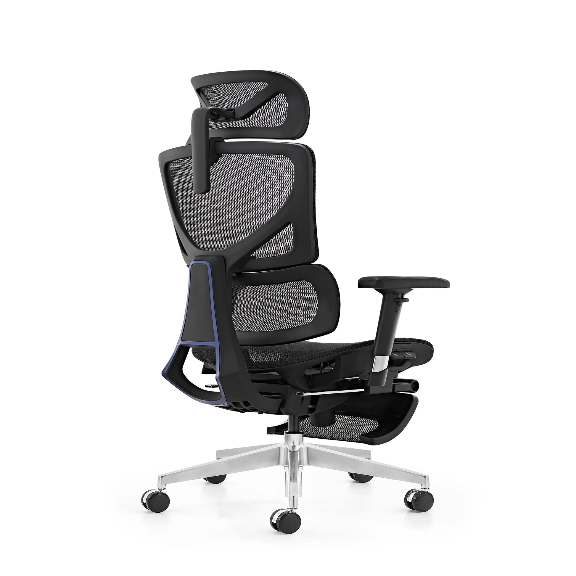 JMT-590666 Ergonomic Adjustable Mesh Executive Office Chair with Footrest and 3D Armrests