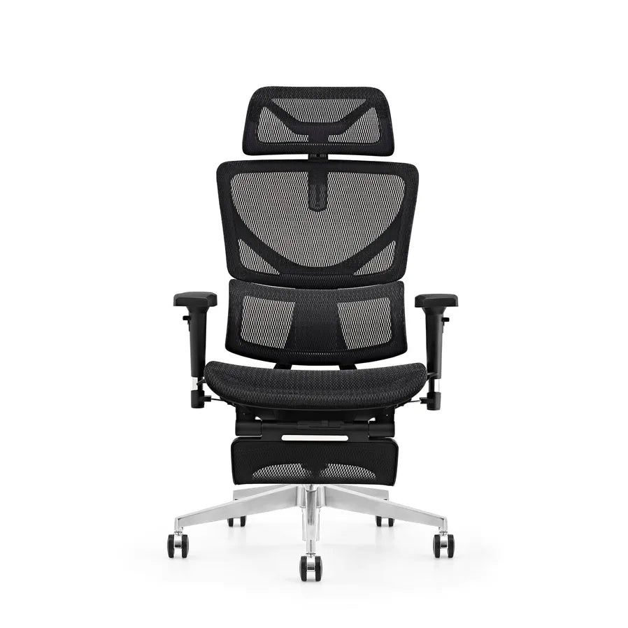 JMT-590666 Ergonomic Adjustable Mesh Executive Office Chair with Footrest and 3D Armrests