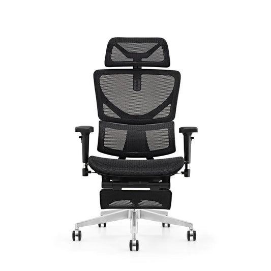 JMT-590666 Ergonomic Adjustable Mesh Executive Office Chair with Footrest and 3D Armrests